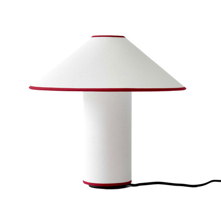 &Tradition Tischleuchte 'Colette' Weiss / Merlot
