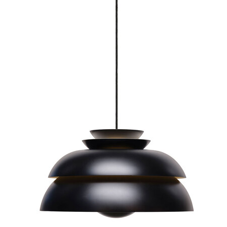 Fritz Hansen Pendelleuchte 'Concert' P1 - Ø: 32 cm / H: 16.6 cm , Schwarz matt