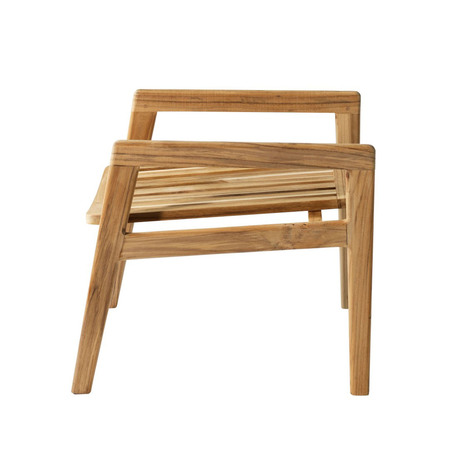 FDB Mobler M7 Sammen Footstool Teak Natur
