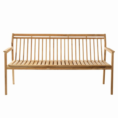 FDB Mobler M11 Sammen with back Teak Natur