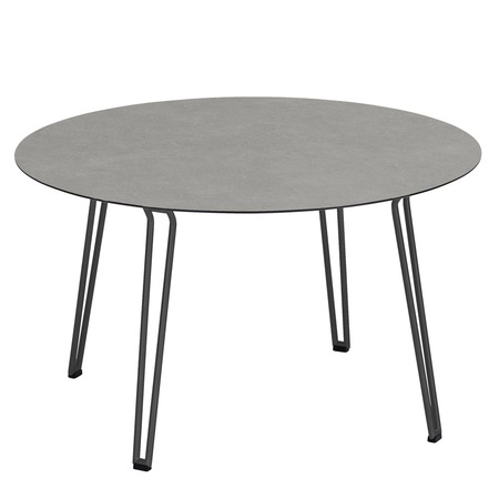 Weishäupl Runder Tisch 'Slope' Grau-Metallic 08, Steingrau 3