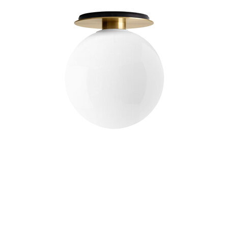 Menu Wandleuchte 'TR Bulb' Shiny, Gebürstetes Messing