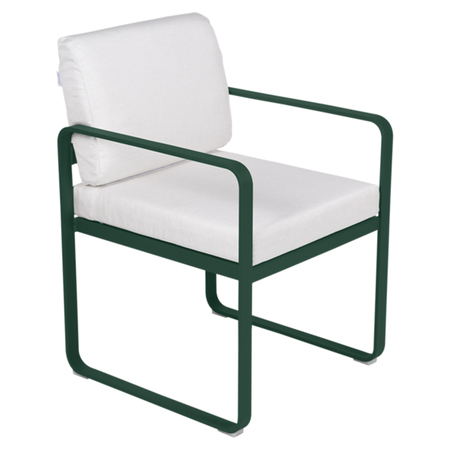 Fermob Bellevie Dining Armchair Lapiligrau C7, Grauweiss 81
