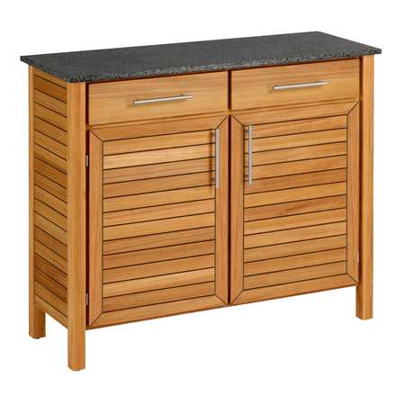 Weishäupl Hochschrank 'Deck' Teak massiv