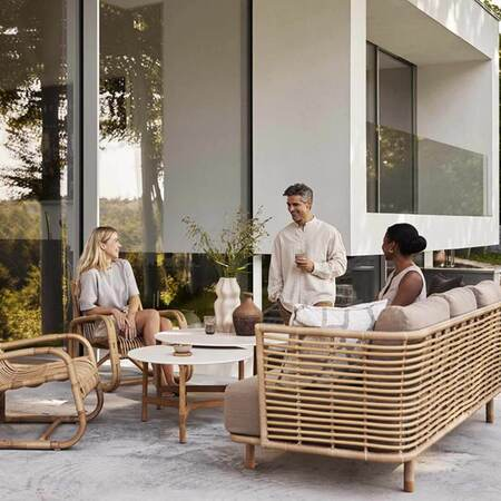 Cane-line Sense 3-Sitzer Sofa Taupe