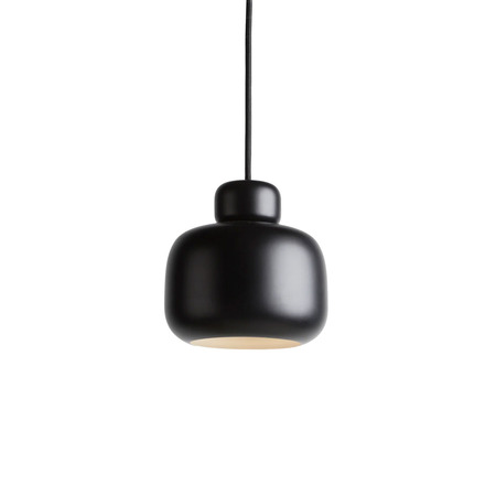 Woud Stone Pendant Small Schwarz, Ø: 15.9 cm / H: 16 cm 