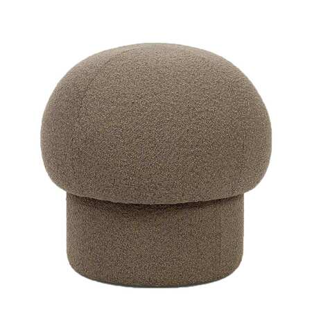 Design House Stockholm Uno Pouf Braun, Ø: 50 cm