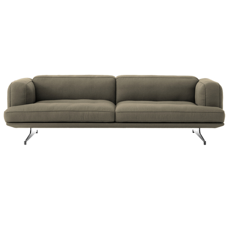 &Tradition Inland AV23 Aluminium poliert, Schilfgrün 015 - Clay
