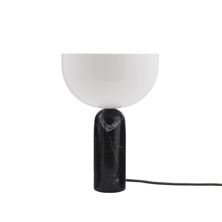 New Works Kizu Table Lamp Marmor schwarz, Ø: 25 cm / H: 35 cm