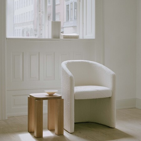 New Works Atlas Stool Eiche geräuchert, H: 44 cm