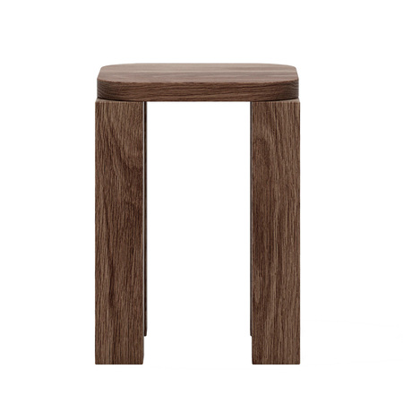 New Works Atlas Stool Eiche geräuchert, H: 44 cm