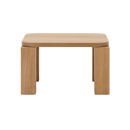 New Works Atlas Coffee Table Wood Eiche natur, B: 60 cm / T: 60 cm / H: 36 cm 