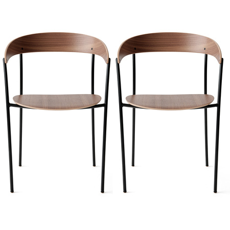 New Works Missing Armchair Walnuss