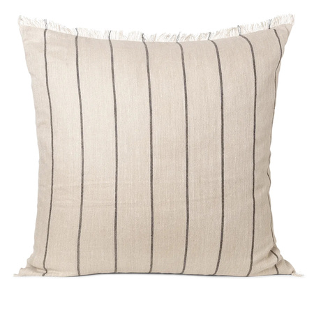 Ferm Living Calm Cushion Large B: 80 cm / H: 80 cm, Camel / Schwarz