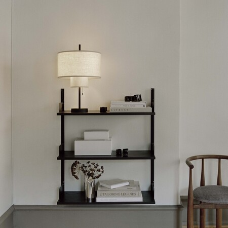 New Works Margin Table Lamp Ø: 36 cm / H: 56.5 cm, Beige