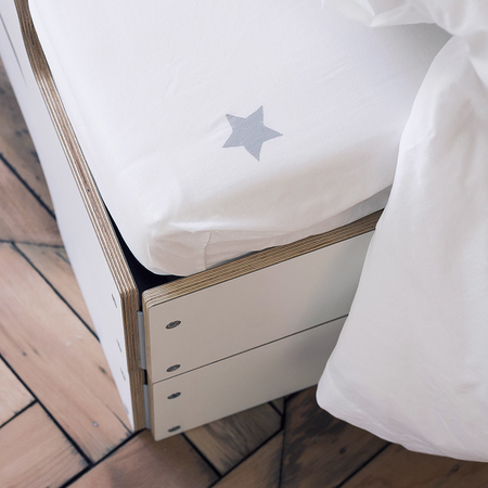 Bett Stapelliege Klassik Weiss Müller Möbelwerkstätten
