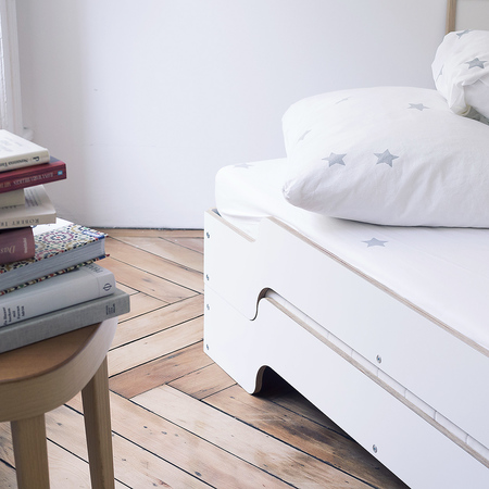Bett Stapelliege Klassik Weiss Müller Möbelwerkstätten