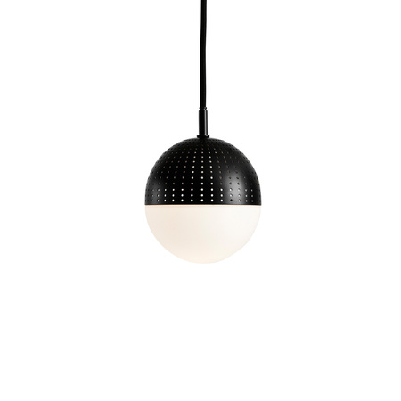 Woud Dot Pendants Rauchglas / Metall satiniert, H: 13 cm
