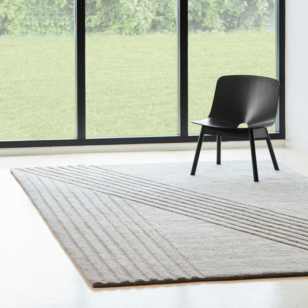 Woud Kyoto Rug Grau, B: 170 cm / L: 240 cm 