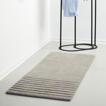 Woud Kyoto Rug Grau, B: 80 cm / L: 200 cm