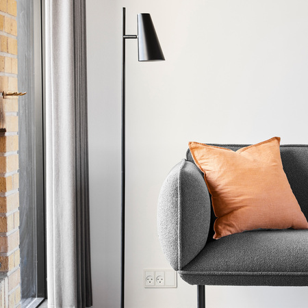 Woud Cono Floor Lamp Satiniert