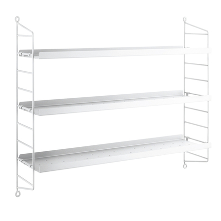 String Furniture String Pocket metal Weiss / Weiss