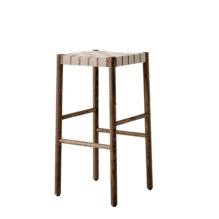 &Tradition Barhocker 'Betty' Eiche geräuchert geölt / Natural, H: 76 cm