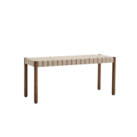 &Tradition Bank 'Betty' Eiche geräuchert geölt / Natural, B: 105 cm 