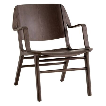 &Tradition Lounge Chair AX HM11 Eiche lackiert / Walnuss