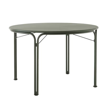 &Tradition Thorvald Dining Table SC98 Bronze Green, Ø: 115 cm / H: 73 cm