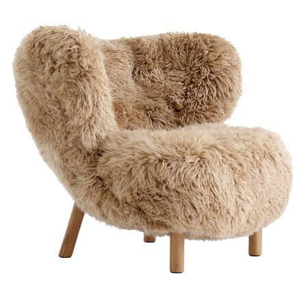 &Tradition Sessel 'Little Petra VB1' Eiche geölt, Honey - Sheepskin