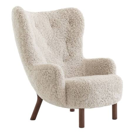 &Tradition Petra Lounge Chair VB3 Eiche geölt, Sahara - Sheepskin
