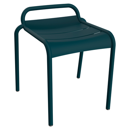 Fermob Luxembourg Hocker Acapulcoblau 21