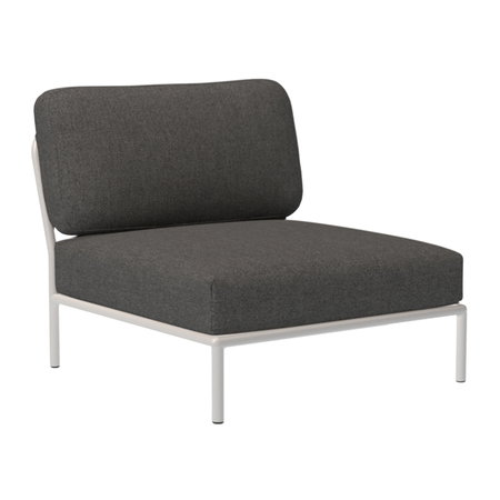 Houe Level Chair Muted White 43, Dunkelgrau 98 - Sunbrella Basic