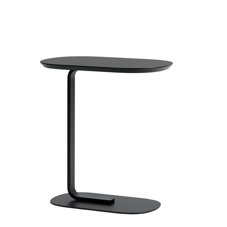 Muuto Relate Side Table Schwarz, H: 60.5 cm