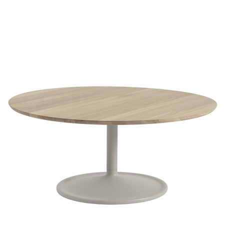 Muuto Soft Coffee Table Eiche geölt / Grau, Ø: 95 cm