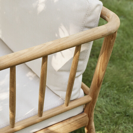 Skagerak by Fritz Hansen Tradition End Module Teakholz unbehandelt, Charcoal - Agora Panama
