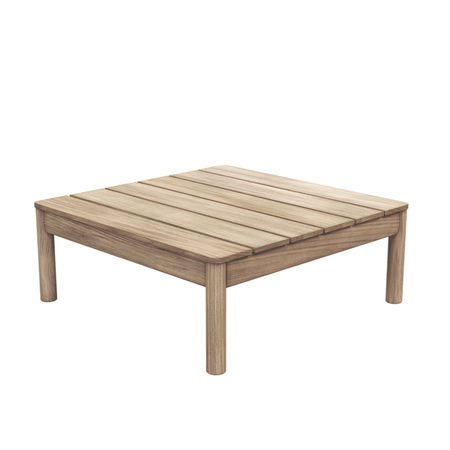 Skagerak by Fritz Hansen Tradition Lounge Table Teakholz unbehandelt, H: 27 cm