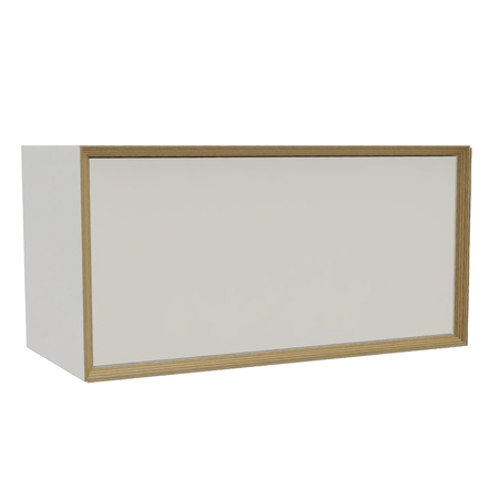 Müller Small Living Vertiko Regalmodul schmal Weiss - CPL Beschichtung, Variante Thirteen