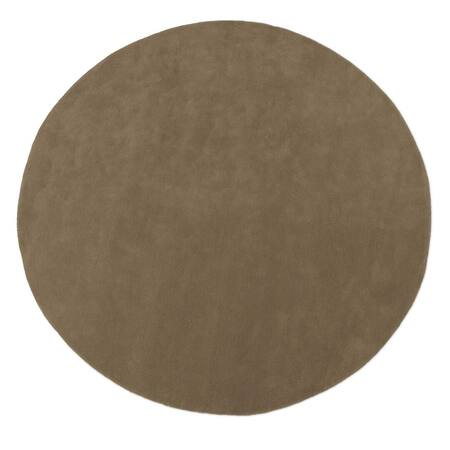 Ferm Living Stille Tufted Rug Ø: 240 cm, Ash Brown