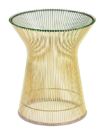 Knoll International Beistelltisch - Gold 'International Platner' Von Knoll Gold