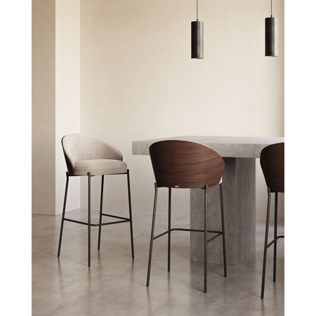 Eamy Barhocker H 77cm von Kave Home im 2er Set