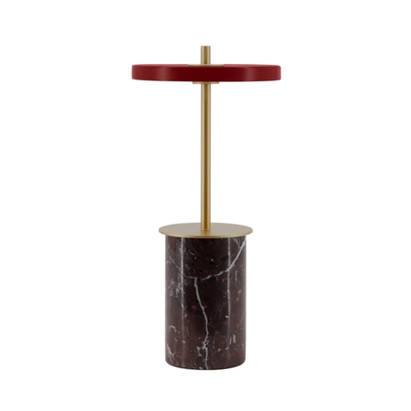 Umage Tischleuchte Asteria Move Mini von Umage Red marble