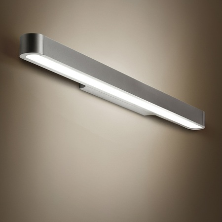 Artemide Parete LED Wandleuchte Dimmbar Talo von Artemide Silver gray, L: 12 cm