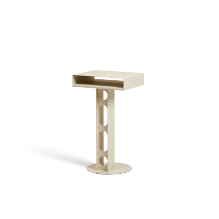 Pedestal Sidekick Table Pearl