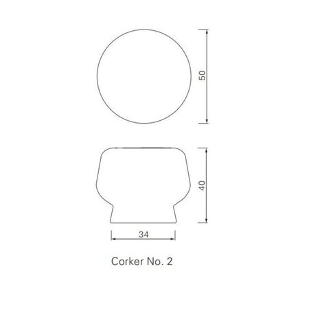 Hocker aus Kork Corker No.2 von ClassiCon