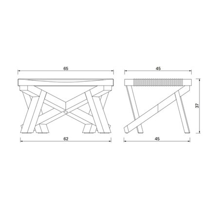 ClassiCon Volkshaus Hocker