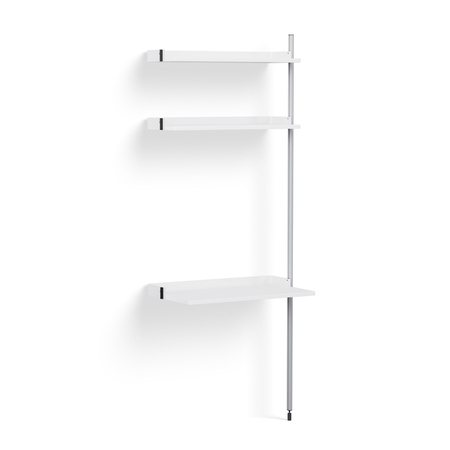 HAY Regalsystem Combination 10 - Add On Pier von Hay PS White , Clear