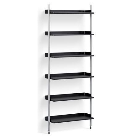 HAY Regalsystem Combination 101 - 1 Coloumns Pier von Hay PS Black , Clear