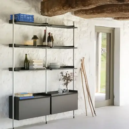 Regalsystem Combination 102 - 2 Coloumns Pier von Hay